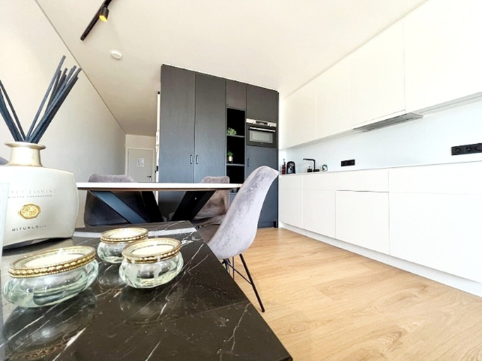 Private kitchen 2, Studio in Wenduine Near the Beach, West-Vlaanderen