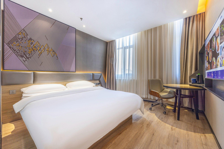 Bedroom 2, IU Hotels· Lanzhou Xike Station Huanghelou Branch, Lanzhou