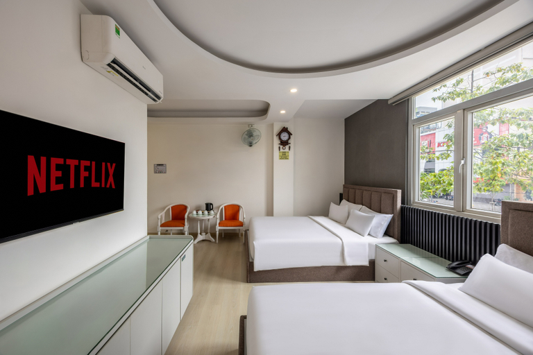 Bedroom 2, A25 Premium Hotel - 65G Nguyen Thai Hoc, District 1