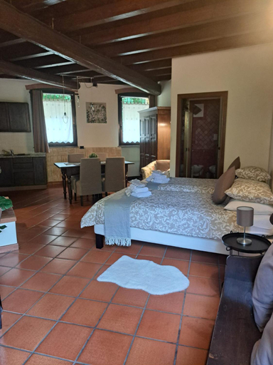 Bedroom 2, Monolocale Beatrice Abbadesse Guest House, Milano