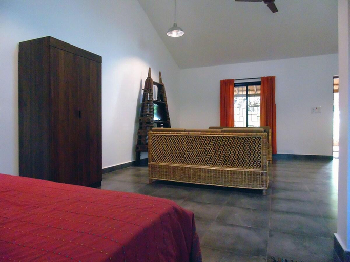 Bedroom 2, L'AZUR Studio Cottage 2, Vagator Beach GOA, North Goa