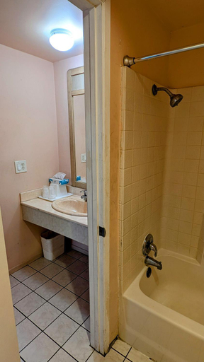Bathroom 5, Royal Century Hotel at LAX, Los Angeles