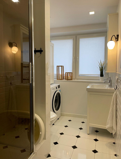 Bathroom, Przytulny apartament 5 minut od morza, Gdańsk City