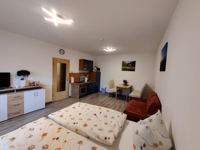 Bedroom, Fewoja Neundorf "Ihr ruhiger Zwischenstopp in der Natur", Saale-Orla-Kreis