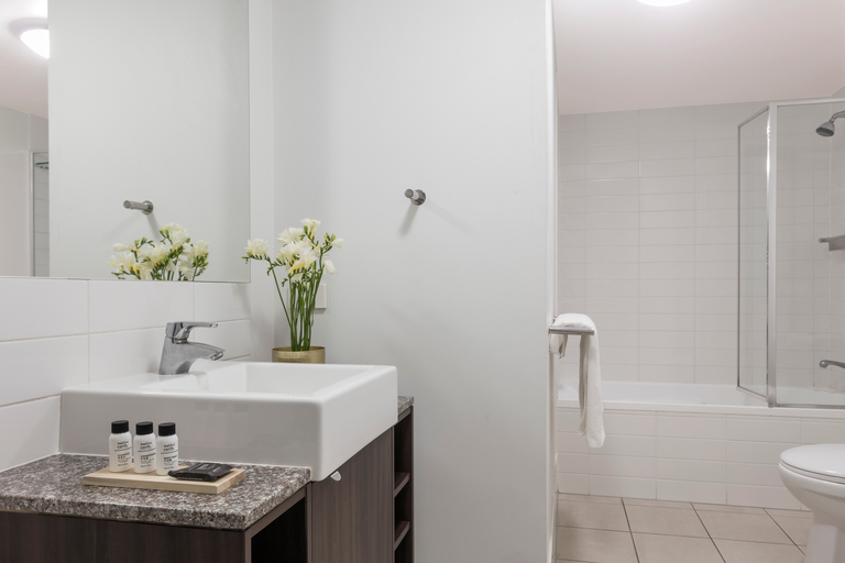 Bathroom 4, Oaks Brisbane Aurora Suites, Brisbane