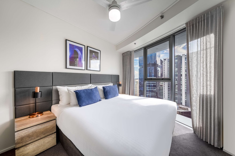 Bedroom 3, Oaks Brisbane Felix Suites, Brisbane