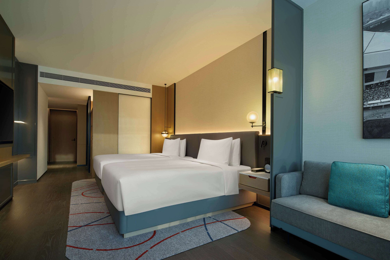 Bedroom 3, Radisson Blu Hotel, Shanghai Stadium, Shanghai