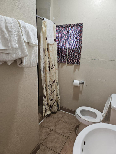 Shower 4, Budget Inn of Aspermont Texas, Stonewall