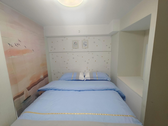 Bedroom 2, Tianjin Yu Jing Xuan Boutique Apartment, Tianjin