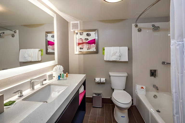 Bathroom 3, Radisson Hotel Oakland Airport, Alameda