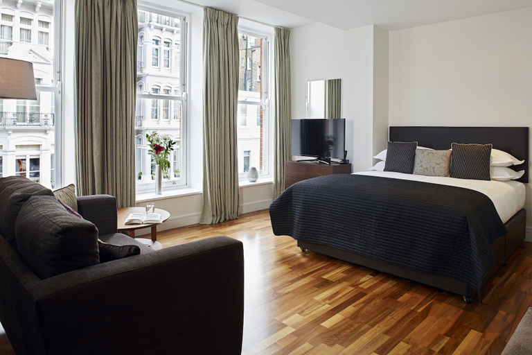 Bedroom 2, Cheval Harrington Court, London