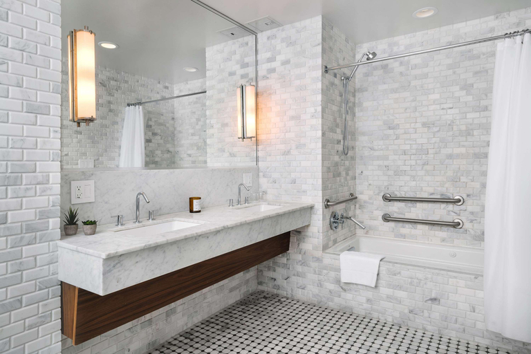 Bathroom 5, The James Nautilus Sonesta Miami Beach, Miami-Dade