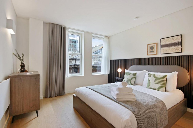 Bedroom 2, Bow Lane by Aeria Apartments, London