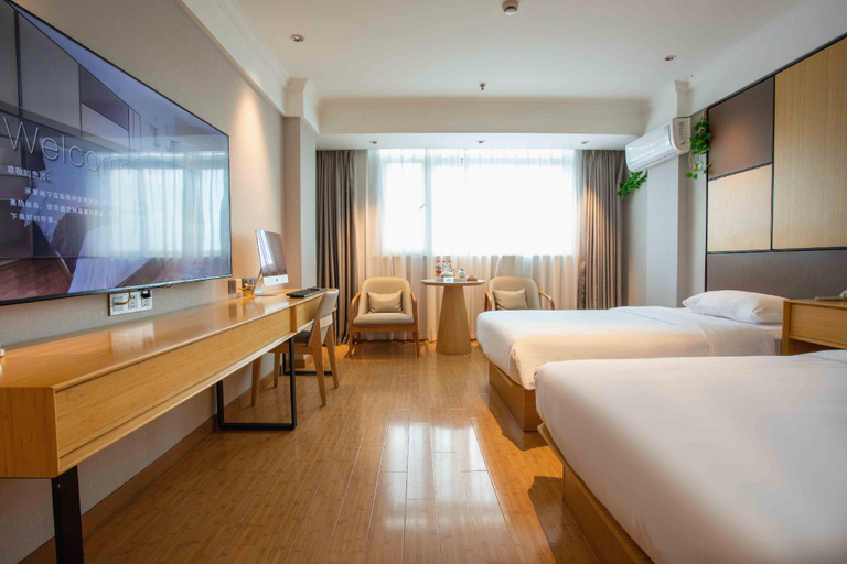 Bedroom 2, GreenTree Inn ShangHai SongJiang SongDong Hotel, Shanghai