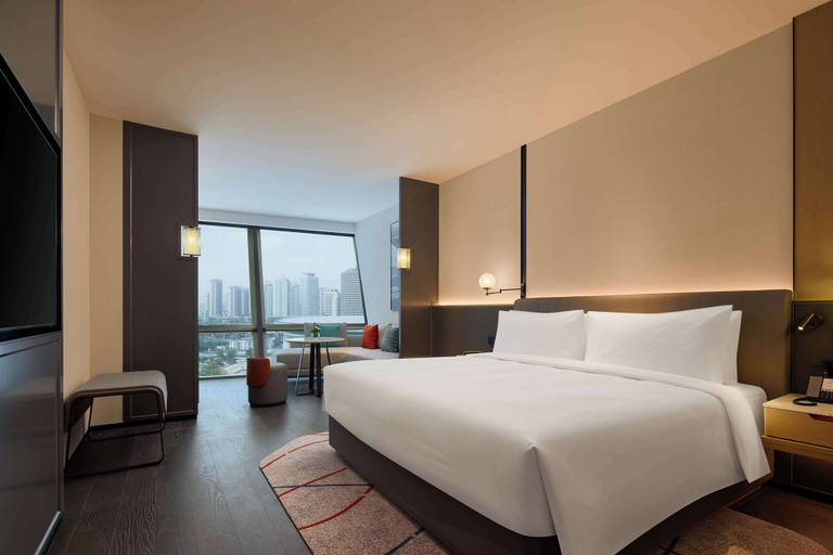Bedroom 3, Radisson Blu Hotel, Shanghai Stadium, Shanghai