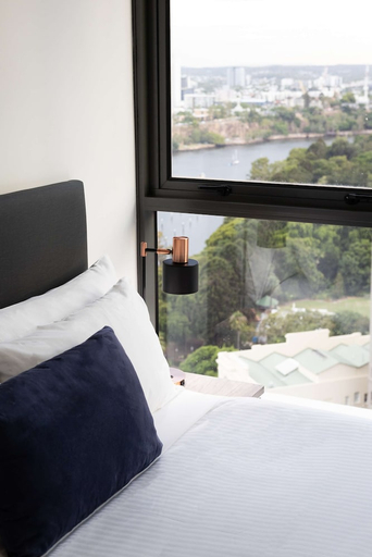 Bedroom 3, Oaks Brisbane Felix Suites, Brisbane
