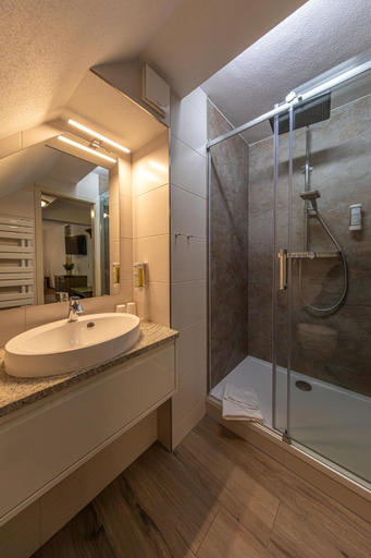 Bathroom 3, Waldgasthof Hotel Am Sauwald, Erzgebirgskreis