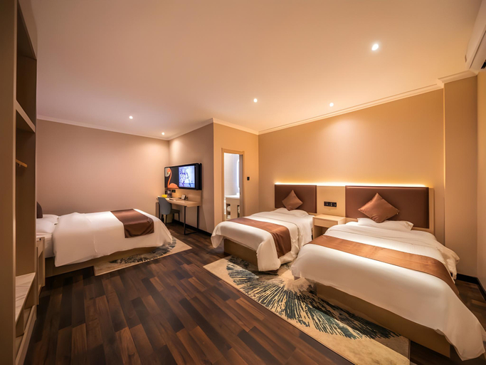 Bedroom 2, Gya Hotel Tianjin Dagang Jinqi Road, Tianjin