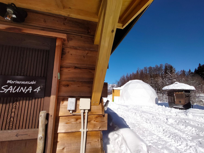 Exterior view 3, Glamping+Sauna Hakuba morino wasabi nouen, Hakuba