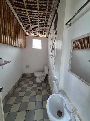 Bathroom 5, Nirvana Bamboo & Dive resort, Moalboal