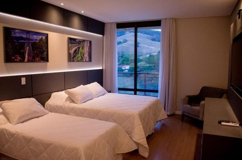 Bedroom 3, Hotel Chales Capitanias, Águas de Lindóia