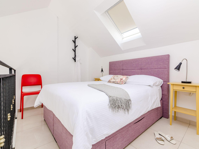 Bedroom, Apartments Villa Lukas - No.11 Gallery Studio Apartment with Balcony and Sea View, Konavle