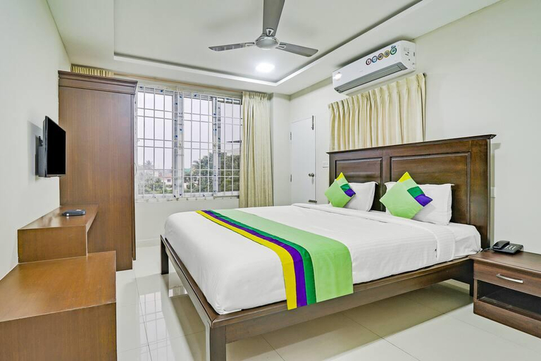 Bedroom 2, Treebo Trend Rithikha Inn Crest, Chennai