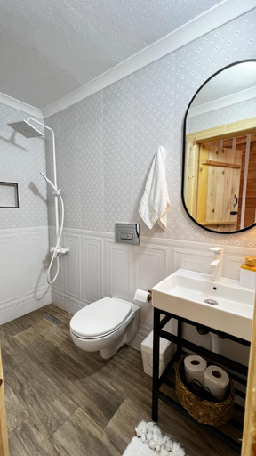 Bathroom, Hanging Garden Holiday Home Riverside, Ardeşen