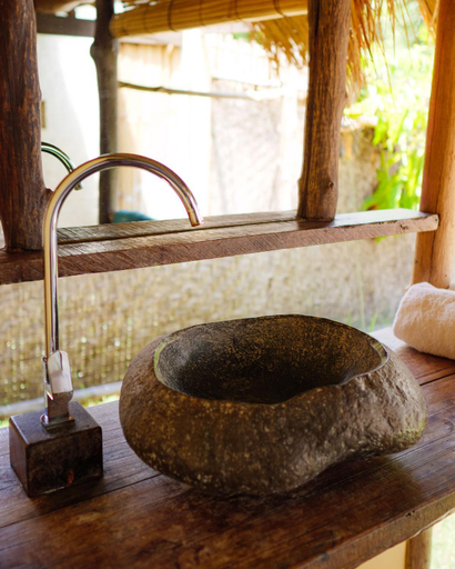 Bathroom 3, Gili Asahan Eco Lodge & Restaurant, Lombok