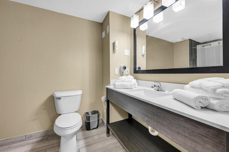 Bathroom 2, Suburban Studios Roseville-Detroit North, Macomb