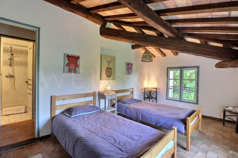 Bedroom 3, Bastide de l'Esclat - Piscine - Champs de Lavandes, Vaucluse