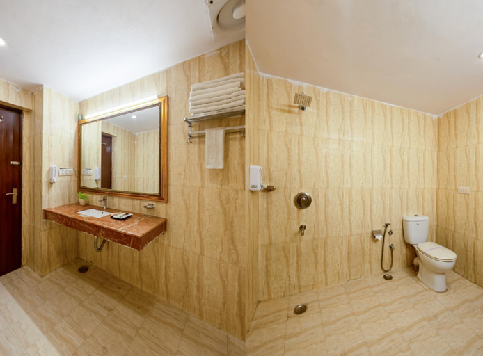 Bathroom, Hotel Picasso Residency near Naraina Vihar Metro Station New Delhi, Delhi