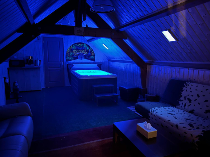 Bedroom 3, Espace Piscine et SPA Villa des Cortins, Aube