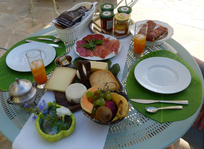 Food & Drinks 4, Chambres d'Hôtes Blue Dream, Alpes-Maritimes