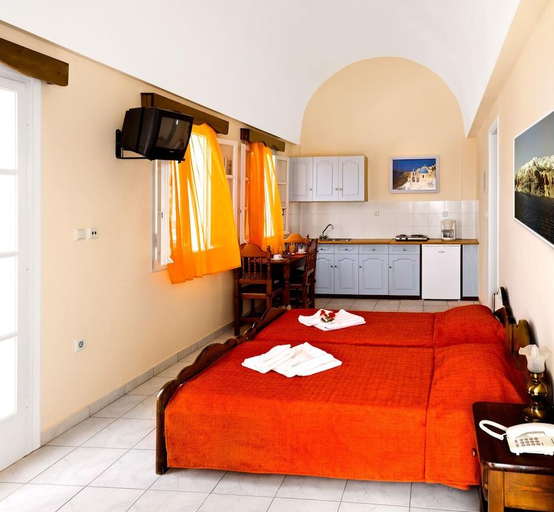 Bedroom 2, Dolphins Apartments, South Aegean