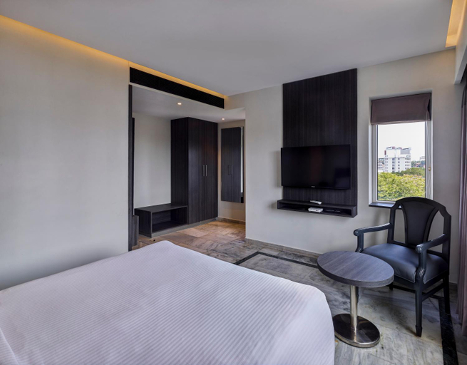 Bedroom 2, Ariya Nivaas - A vegetarian Hotel, Thiruvananthapuram
