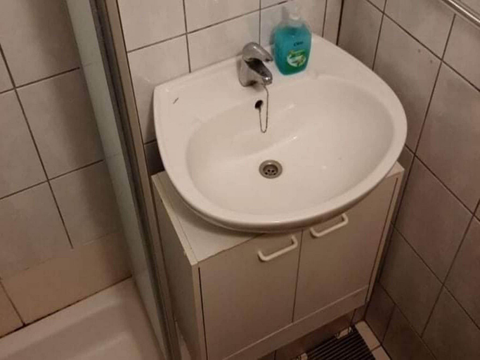 Bathroom, Apartments Marija - One Bedroom Apartment with Balcony Plavi A3, Pirovac