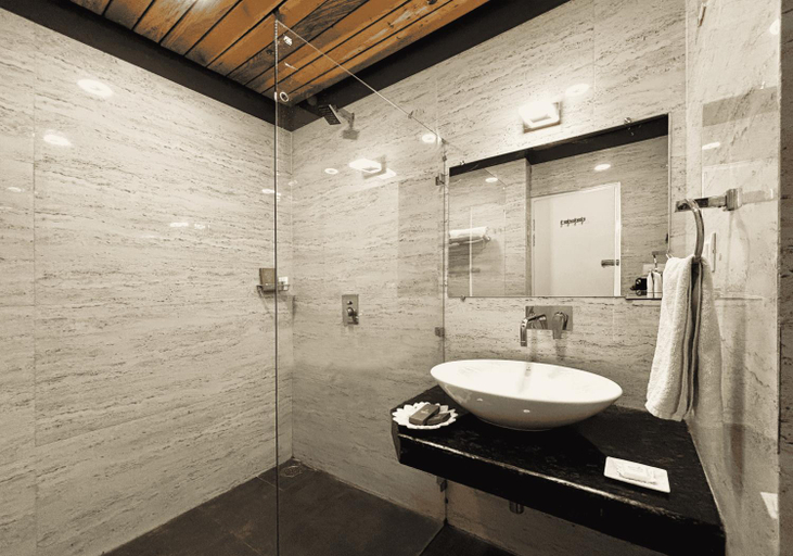 Bathroom 3, juSTa Lazy Haven Corbett, Nainital