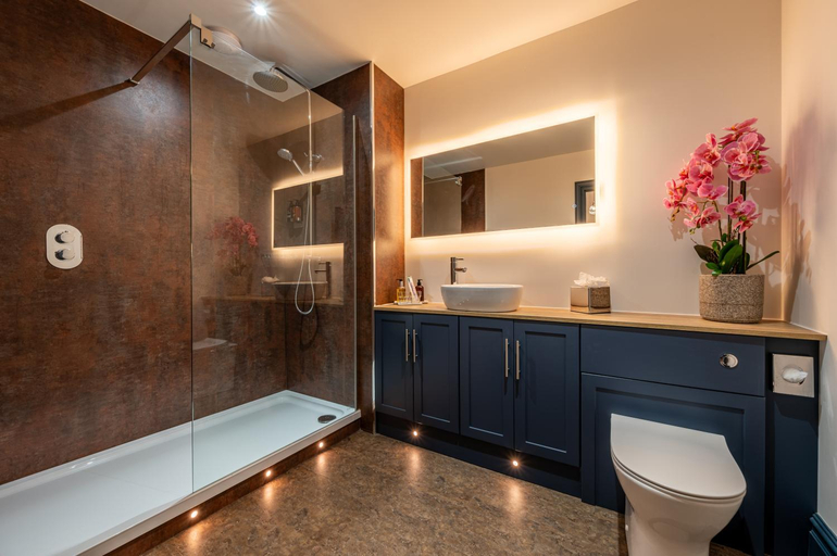 Bathroom 3, ザ オールド リリック ホール - セント デイビッド アパートホテル, Cumbria