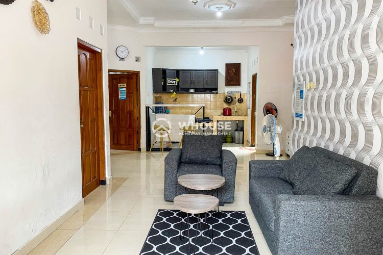 Living Room 3, Homestay dekat malioboro, Yogyakarta