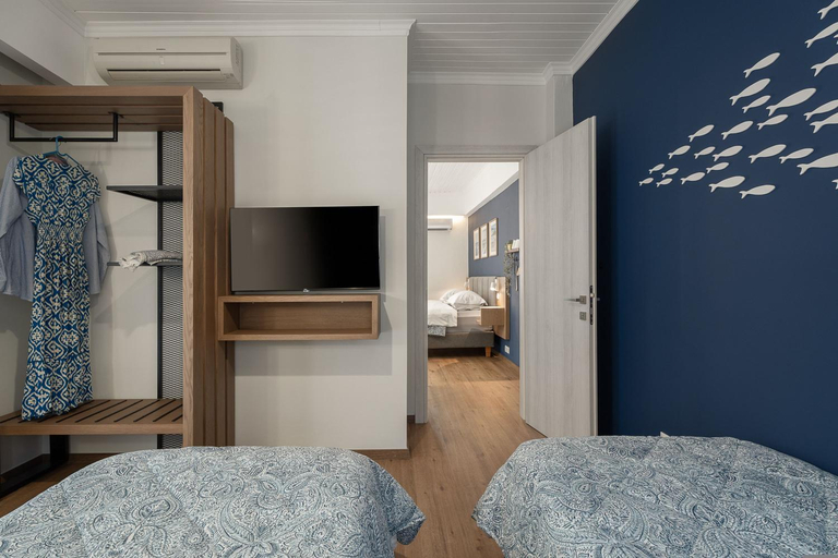 Bedroom 5, Captain's Seafront Apartments, Ionian Islands