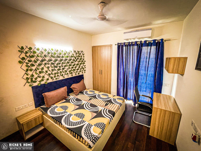 Bedroom 2, Richa's Home, Gautam Buddha Nagar