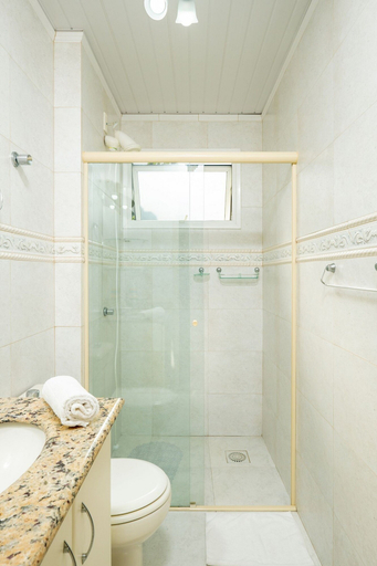 Bathroom 5, Apart W/barbecue 10min From Jurere Beach Rf203, Florianopolis