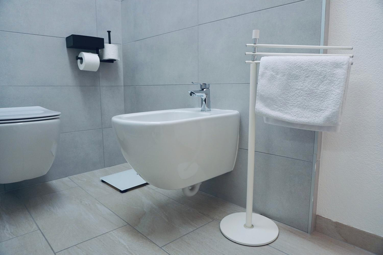 Bathroom 3, Hotel Santana - Ristorante & Pizzeria in Roveredo, Moësa