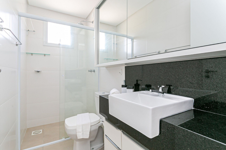 Bathroom 3, Apto C/churraq a 400m da Praia nos Ingleses Mdr102, Florianopolis