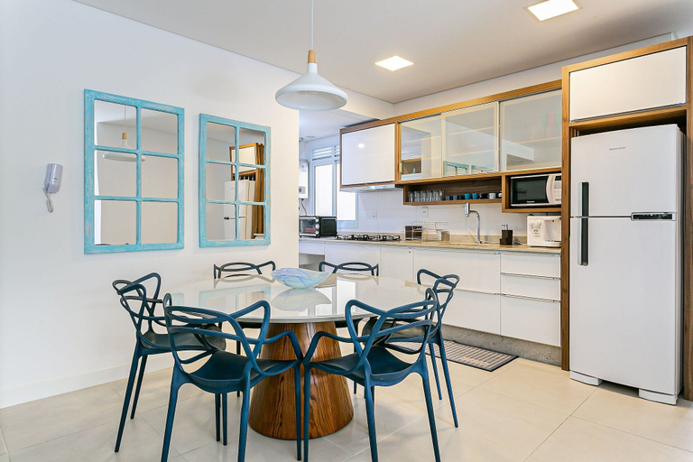 Private kitchen 4, Apto C/churraq a 400m da Praia nos Ingleses Mdr102, Florianopolis