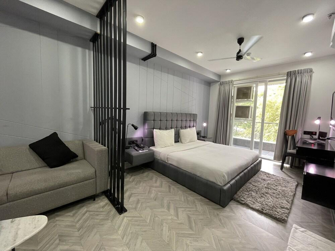 Bedroom 3, BedChambers Serviced Apartments, MG ROAD, Gurgaon