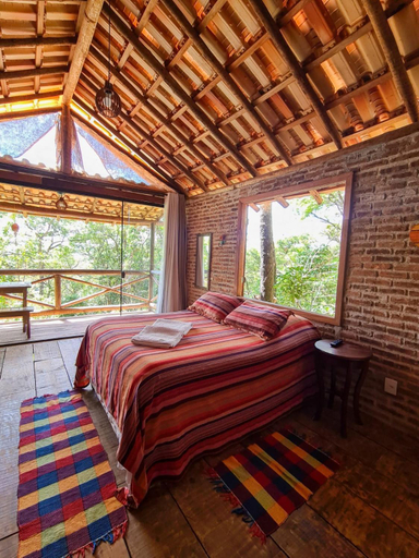 Bedroom, Chale Rustico 3 - Retiro Andaluz, Brumadinho