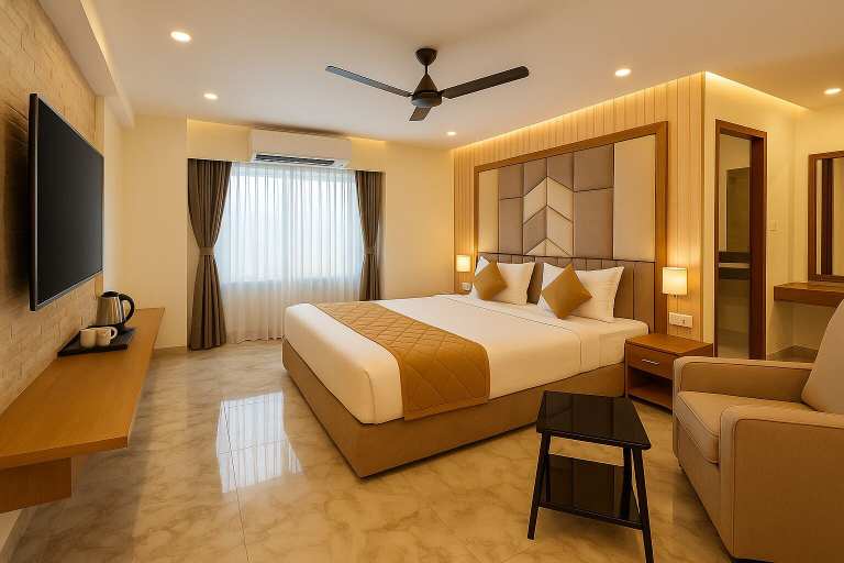 Room 2, Golden Crown Suites, Bangalore
