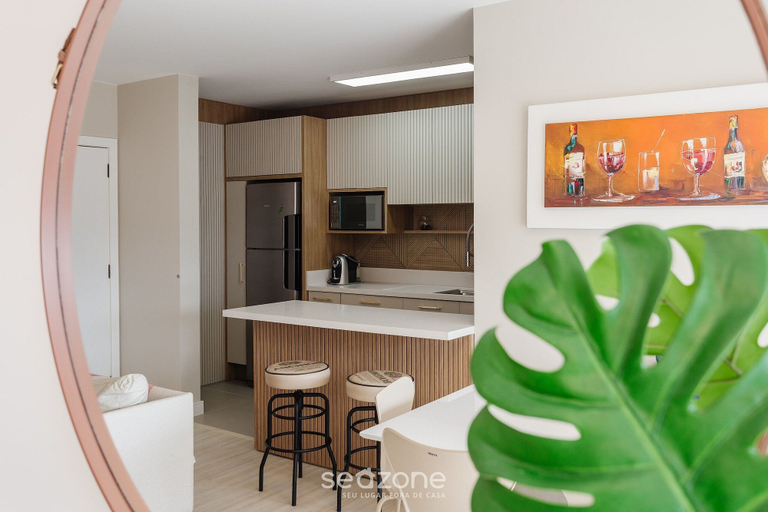 Interior 2, Charming Aprt 500m From the Beach in Jurere Riv101, Florianopolis